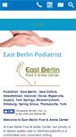 Mobile Screenshot of eastberlinpodiatrist.com